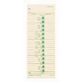 TOPS® Time Cards (Replaces Original Card 10-800292), Numbered Days, 1-Sided, 9"" x 3 1/2"", Box Of 500