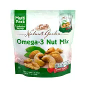 Nature's Garden Omega-3 Nut Mix, 1.2 Oz, 7 Pouches Per Bag, Pack Of 6 Bags