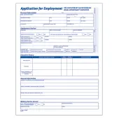 Adams® Application For Employment, 8 1/2"" x 11"", Pack Of 25