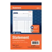 Adams® All-Purpose Statement Books, 2-Part, 8 1/2"" x 5 1/2"", White, 50 Sets Per Book
