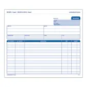 Adams™ 3-Part Carbonless Invoice Form Unit Set, 8 1/2"" x 7 7/16"", White/Canary/Pink, Pack Of 50 Sets