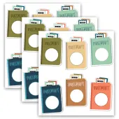 Carson Dellosa Education Cut-Outs, Let's Explore Passports, 36 Cut-Outs Per Pack, Set Of 3 Packs
