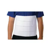 Medline 4-Panel Abdominal Binder, 46 - 62"", Large/XL, White