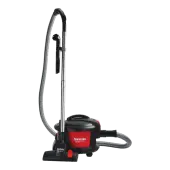 Sanitaire Quiet Clean® Bagless Canister Vacuum, Black/Red