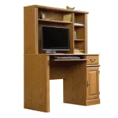 Sauder® Orchard Hills 43""W Computer Desk With Hutch, Carolina Oak