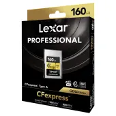 Lexar® GOLD Series Professional CFexpress Class 4 Type-A Compact Flash Memory Card, 160GB, LCAGOLD160G-RNENG