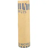 Control Group Crimped-End Coin Wrappers, Nickels, Blue, Pack Of 1,000 Wrappers