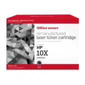 Office Depot® Remanufactured Black High Yield Toner Cartridge Replacement For HP 10X