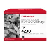 Office Depot® Remanufactured Black Toner Cartridge Replacement For HP 42JU