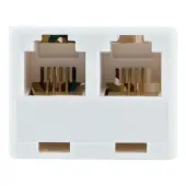 PowerGear In line Duplex Adapter, 4C, White, 76570