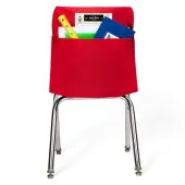 Victor Seat Sack® Chair Cover Classroom Pack, 14"" x 1/2"", Red, Pack Of 25 Covers