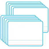 Ashley Productions Smart Poly PosterMat Pals Space Savers, 13"" x 9-1/2"", Story Board, Pack Of 10 Pieces