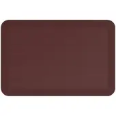 GelPro Designer Comfort Polyurethane Anti-Fatigue Mat For Hard Floors, 20"" x 30"", Grasscloth Crimson