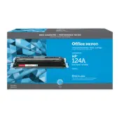 Office Depot® Remanufactured Cyan Toner Cartridge Replacement For HP 124A