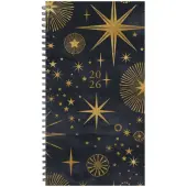 2026 Willow Creek Press Weekly/Monthly Spiral Pocket Planner, 3-1/2"" x 6-1/2"", Celestial, January To December, 57322