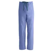 Medline ComfortEase™ Unisex Reversible Drawstring Pants, Small, Ceil Blue