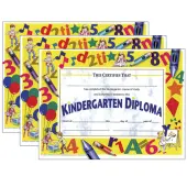 Hayes Publishing Kindergarten Diploma, 8.5"" x 11"", 30 Per Pack, Set Of 3 Packs