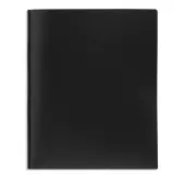 Office Depot® Brand 2-Pocket School-Grade Poly Folder with Prongs, Letter Size, Black
