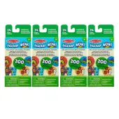 Melissa & Doug Sticker WOW! Mini Activity Pad with Refill Stickers, Dinosaur, 200 Stickers Per Set, 4 Sets
