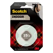 Scotch® Foam Mounting Tape, 1"" x 50"", White