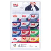 DAS Smart Clay Set, 1 Oz, Assorted Colors, Set Of 12 Packs