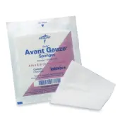 Medline Non-Sterile Woven Gauze Sponges, 4"" x 4"", White, Pack Of 200