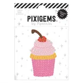 Pipsticks Pixigem Stickers, 2"" x 2"", Chloe Cupcake