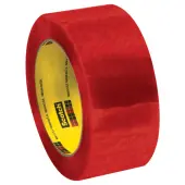 3M™ 3199 Security Tape, 2"" x 110 Yd., Clear/Red, Case Of 6