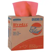 Kimberly-Clark Professional™ Wipers Wypall™ X80 Towels With Pop-Up™ Boxes, Red Hot, 80 Towels Per Box, Case Of 5