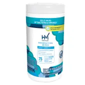 Highmark® Disinfectant Wipes, White, Container Of 75