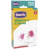 Dactic Colors And Shapes Flashcards, 5"" x 13/16"", All Ages, Set Of 56 Flashcards