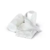 Medline Bulkee Super Fluff Sterile Sponges, 6"" x 6 3/4"", White, 5 Sponges Per Tray, Case Of 120 Trays