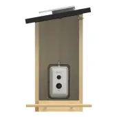 Birdfy® Feeder Ebony AI-Enabled Bird Feeder with Camera & Solar Panel