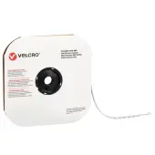 VELCRO® Brand Tape, Hook Dots, 0.63"", White, Case Of 1,200