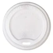 Highmark® ECO Compostable Hot Coffee Cup Lids, White, Pack Of 50