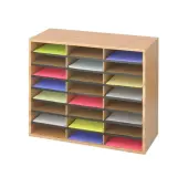 Safco Laminte Literature Organizer - 24 Compartment(s) - Compartment Size : 2.50""x9""x11.75"" - 23.50""x29""x 12"" Depth - 9402MO