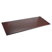Lorell® Quadro Sit-To-Stand Laminate Table Top, 48""W x 24""D, Mahogany
