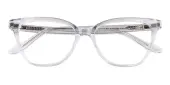 Cat Eye Eyeglasses, Full Frame Crystal Plastic - FZ1030