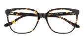 Square Eyeglasses, Full Frame Tortoise Plastic - FZ1093
