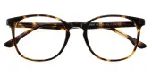 Square Eyeglasses, Full Frame Tortoise Plastic - FZ1207