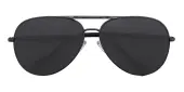 Aviator Sunglasses, Full Frame Gunmetal Metal - SUP0509