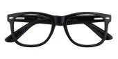 Oval Eyeglasses, Full Frame Black TR90 - FP1774