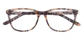 Rectangle Eyeglasses, Full Frame Tortoise Plastic - FZ1268