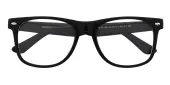 Oval Eyeglasses, Full Frame Black Plastic - FZ0781