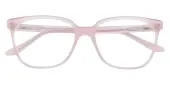 Square Eyeglasses, Full Frame Pink Plastic - FZ1094