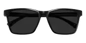 Square Sunglasses, Full Frame Black TR90 - SUP0633