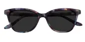 Cat Eye Sunglasses, Full Frame Multicolor Plastic - SUP0658