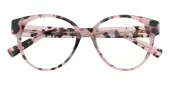 Oval Eyeglasses, Full Frame Petal Tortoise Plastic - FZ1368