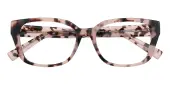 Square Eyeglasses, Full Frame Petal Tortoise Plastic - FZ1375
