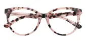 Cat Eye Eyeglasses, Full Frame Petal Tortoise Plastic - FZ1382